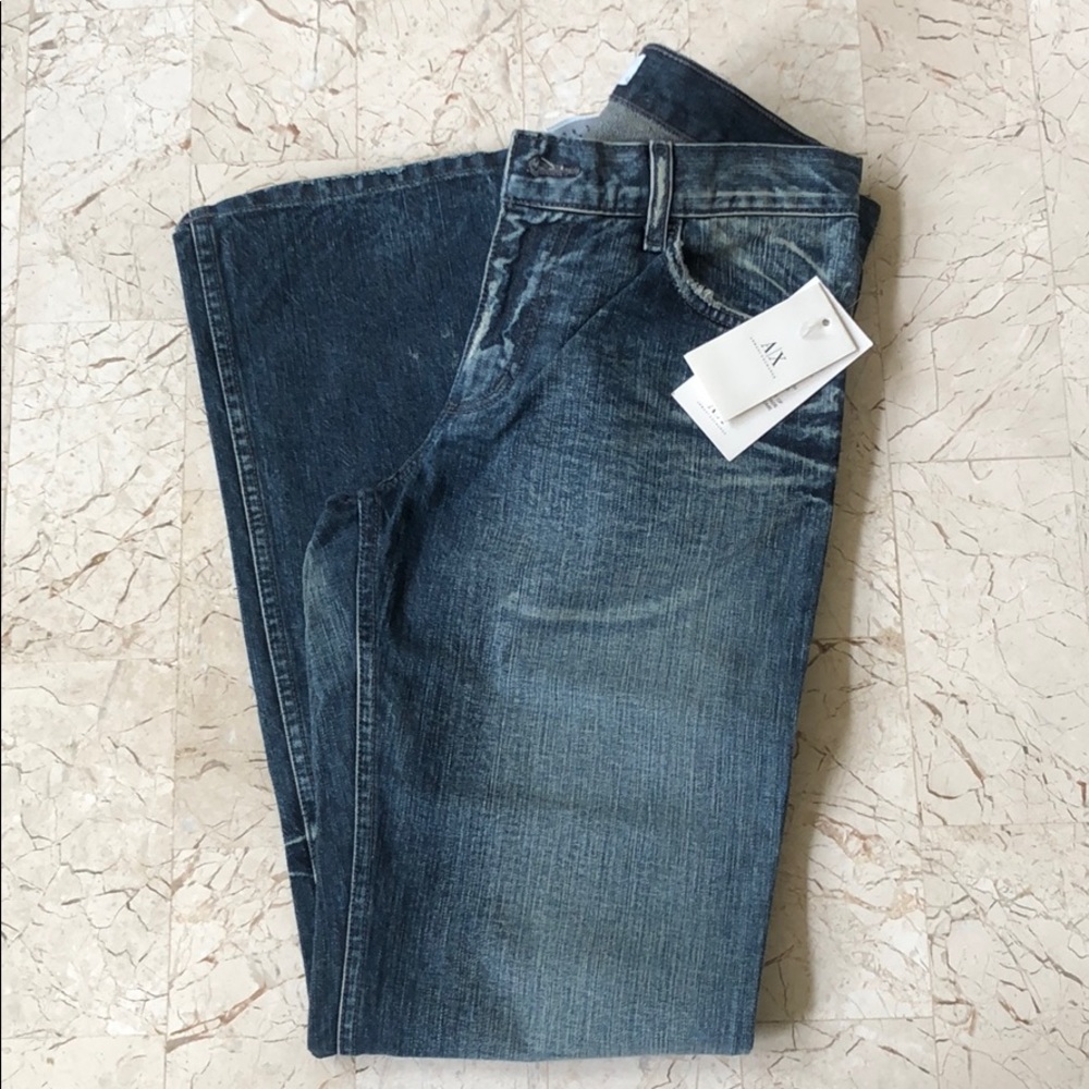 Armani Exchange Boot Cut Jeans.